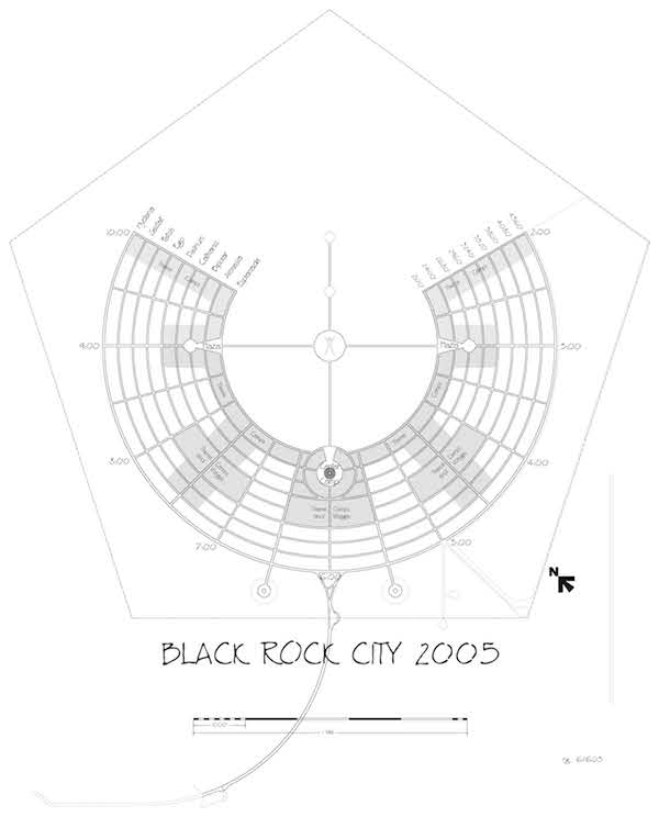 2005 Black Rock City Map