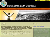 A screen capture of the revampted Earth Guardians home page.