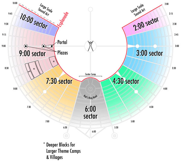 BRC Registered Placement Sectors & Streets Burning Man