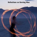 Person fire dancing at Burning Man