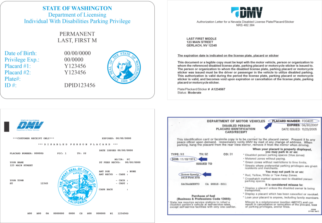 Example documentation needed to get an Accessibility Vehicle at Black Rock City. 