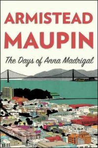 Cartoon style view of San Francisco and Golden Gate bridge