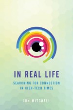 Blueish book cover with an eye with rainbow colors around it