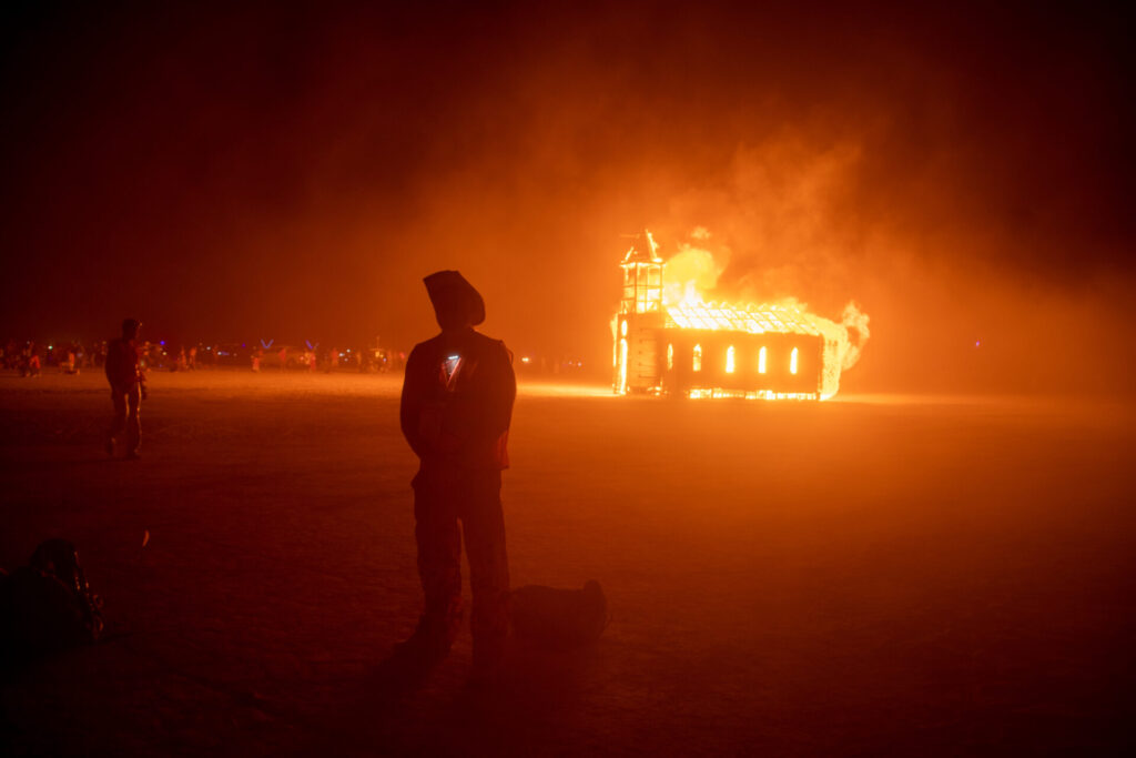 The burn of the Dreaming Goddess by David Bell