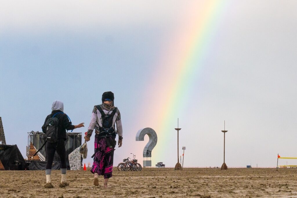 Rainbow in Black Rock City