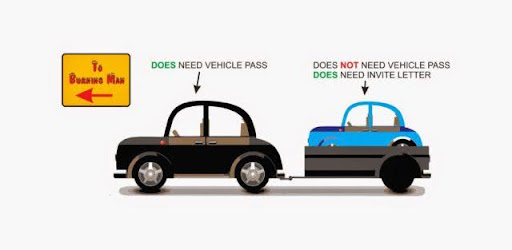 Example of which vehicles need a vehicle pass
