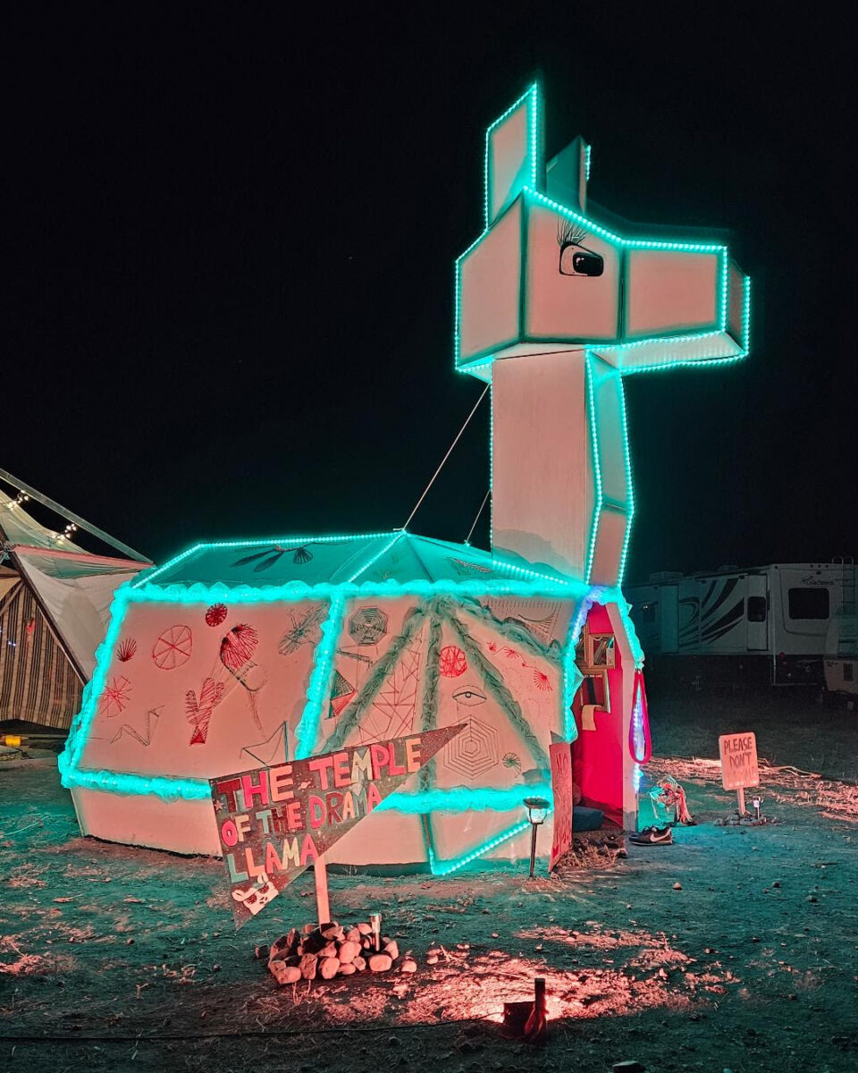 Vancouver_What If 2025_Temple of the Drama Llama, Artist: Jeff R