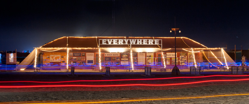 The Everywhere Pavilion at Black Rock City, 2014. (Photo by James Addison)
